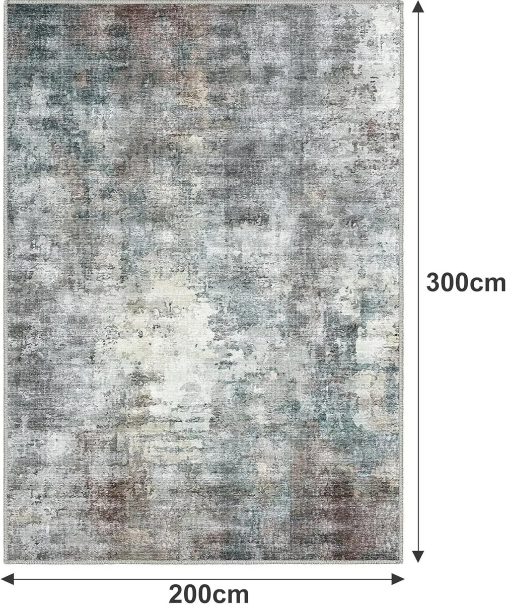 Washable Rugs Living Room 200x290cm Non-Slip Rug - Image 2