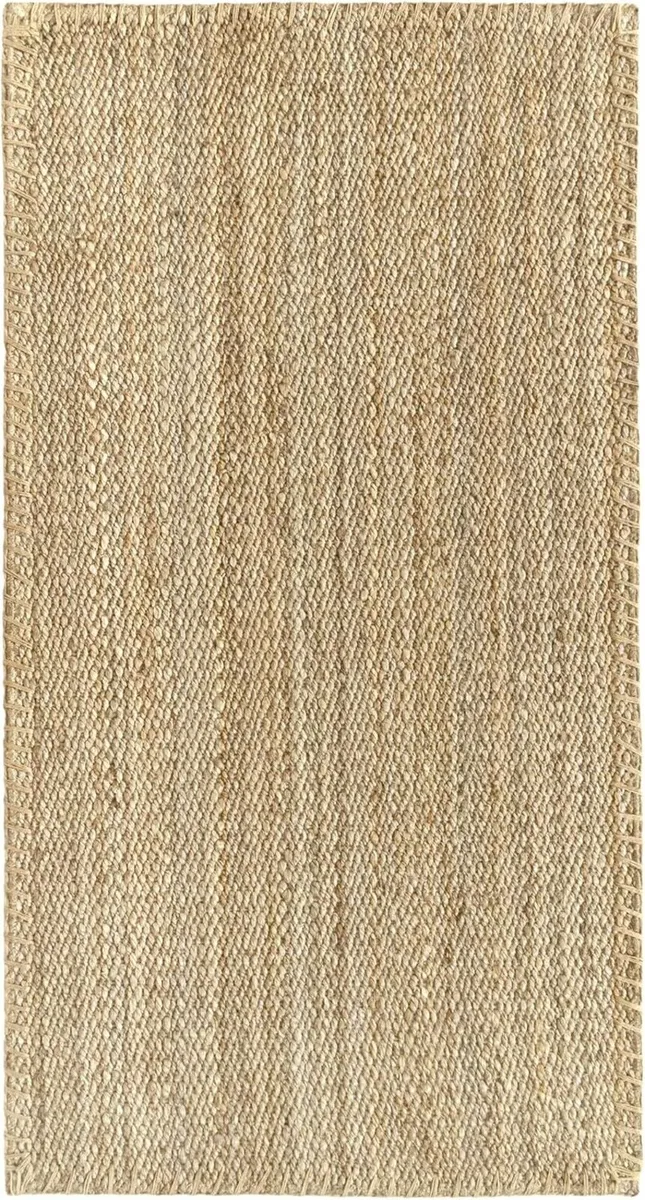 - Rug Jute Granada Natural Colour Area 100% Fibre - Image 1