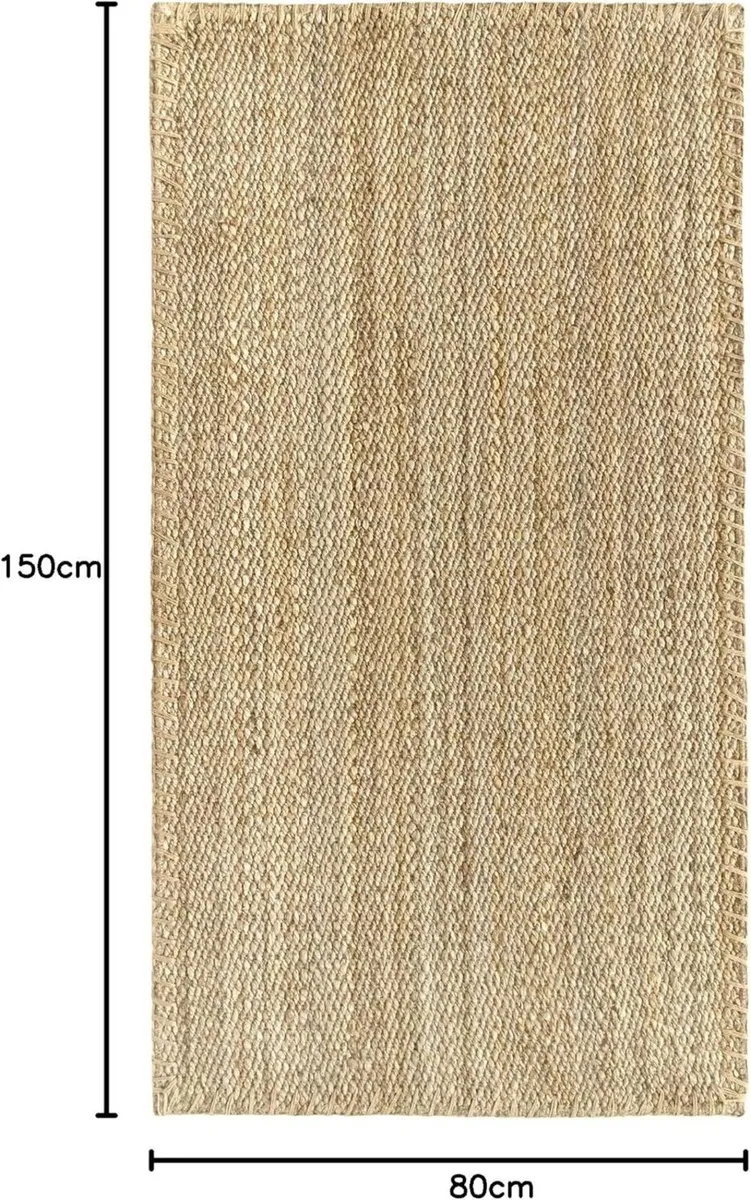 - Rug Jute Granada Natural Colour Area 100% Fibre - Image 3