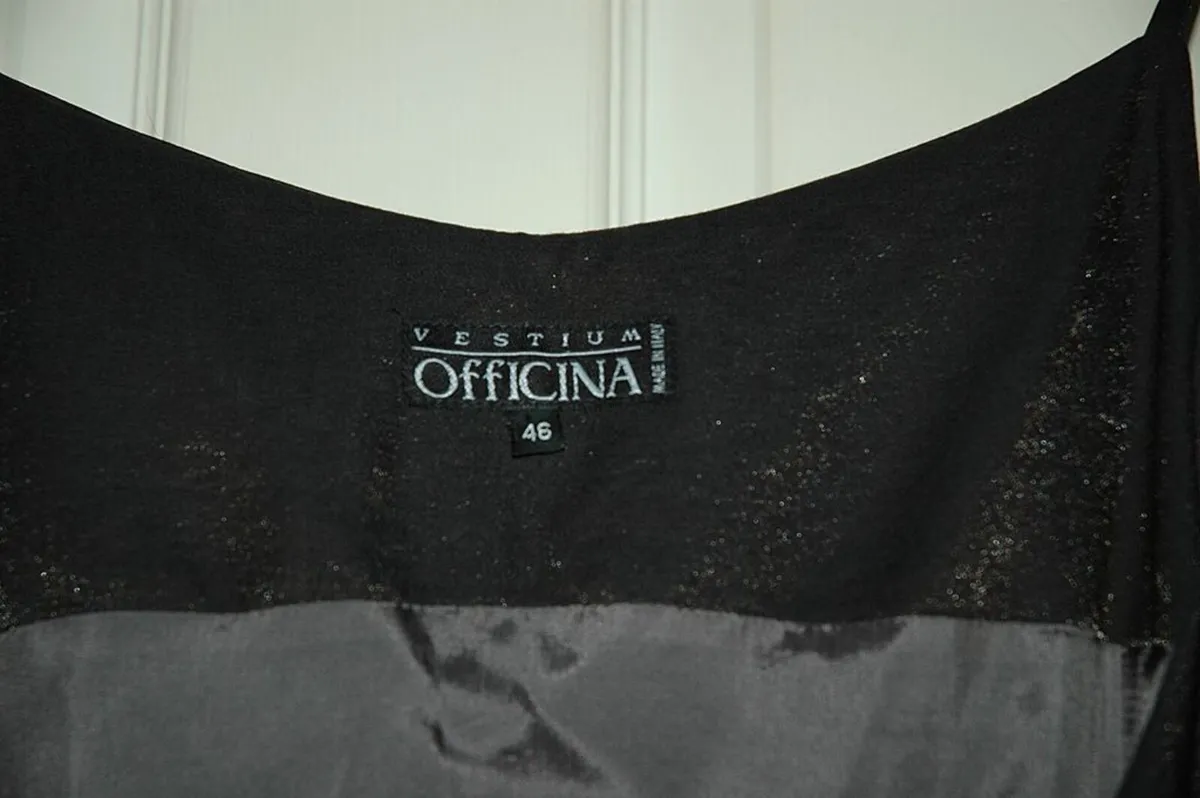 DRESSY BLACK VEST, VESTIUM OFFICINA, MADE IN ITALY - Image 3
