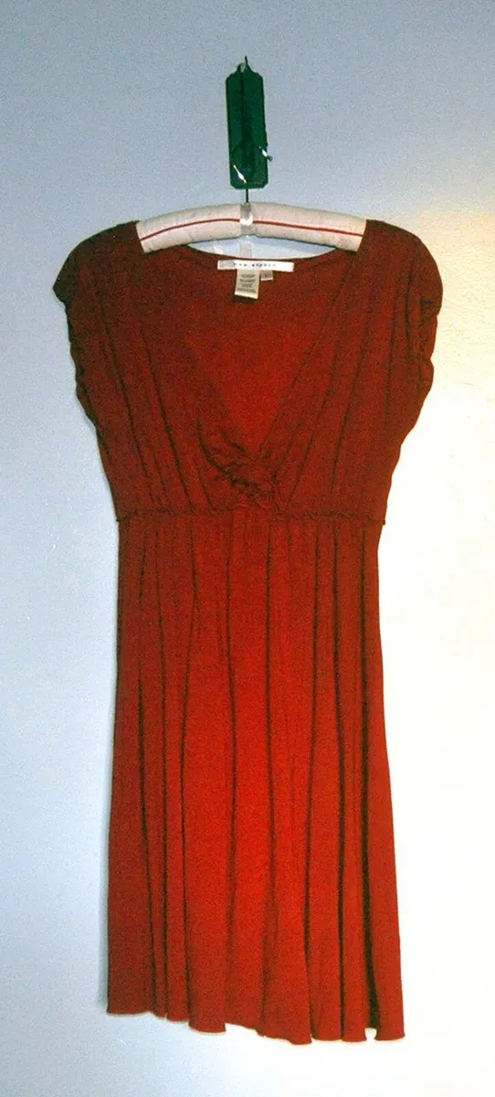 RED DRESS, MAX STUDIO, SZ L, Viscose, Knee-length - Image 1