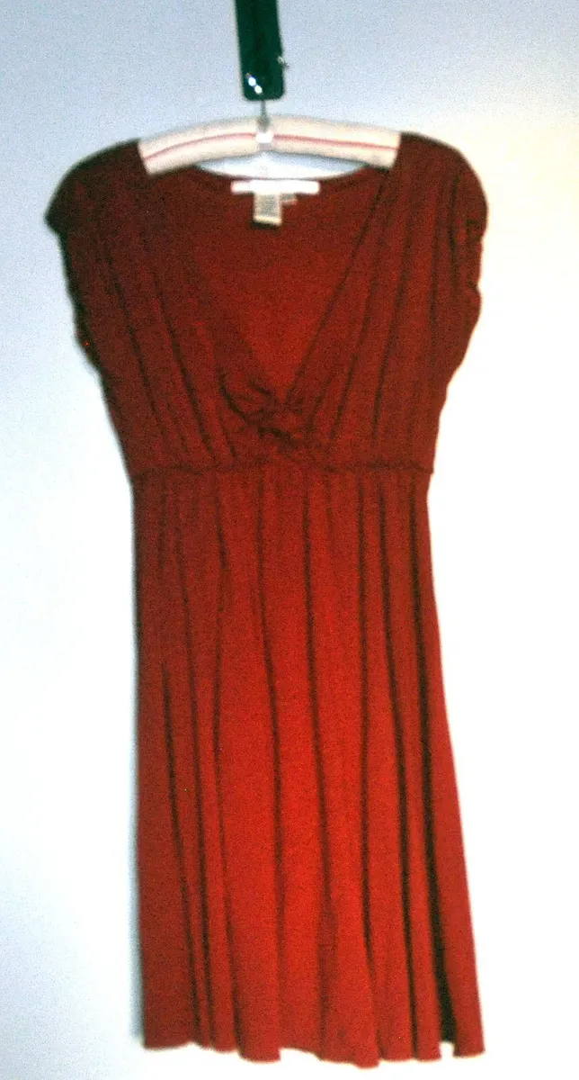 RED DRESS, MAX STUDIO, SZ L, Viscose, Knee-length - Image 2