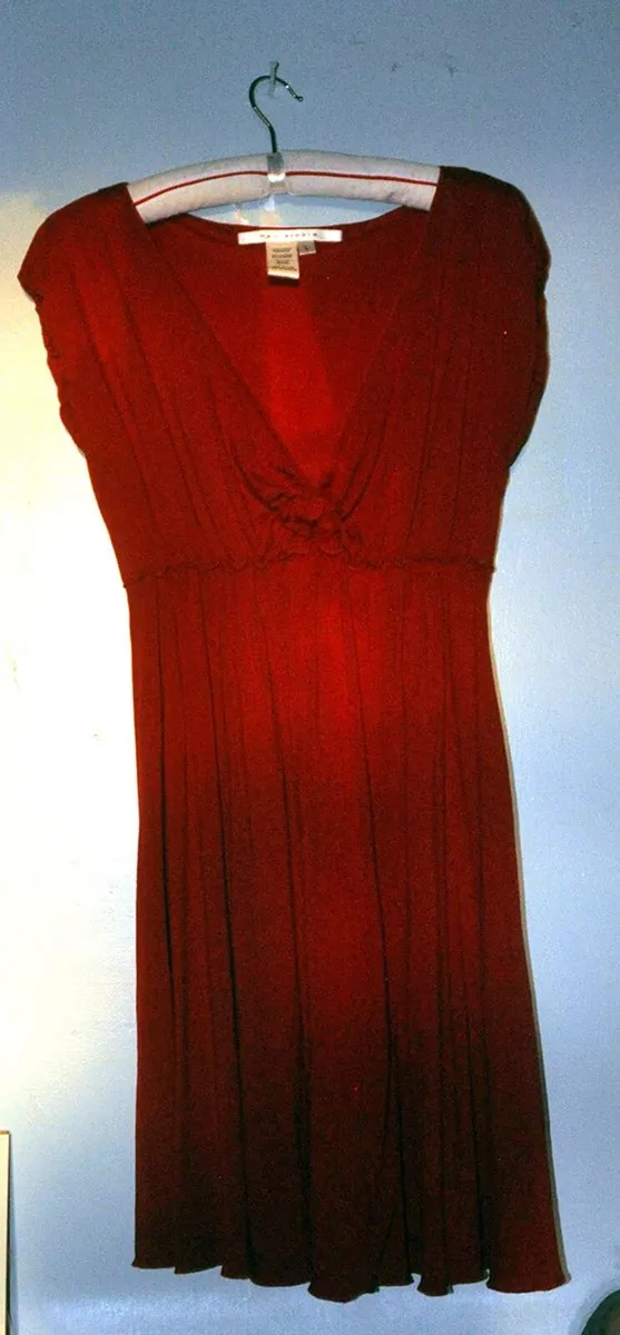 RED DRESS, MAX STUDIO, SZ L, Viscose, Knee-length - Image 4