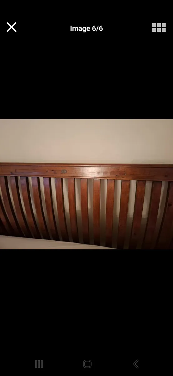 King size sleigh bed - Image 2