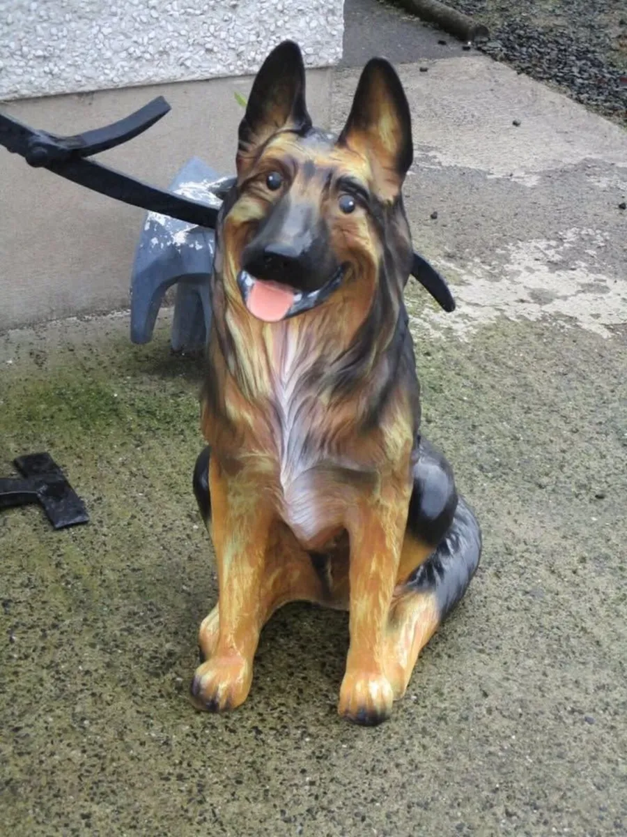 Large German Shepherd Statue - Image 2
