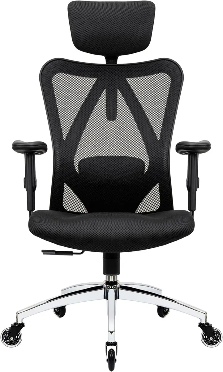 Ergonomic Office Chair - Adjustable Desk with - Image 1