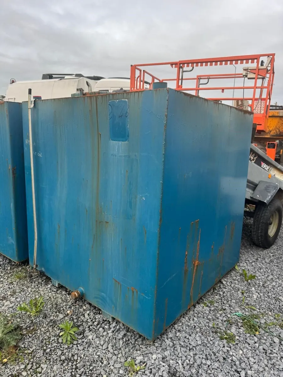 Steel Oil or Fuel Storage Tanks, 1500 Ltr each, ha - Image 1