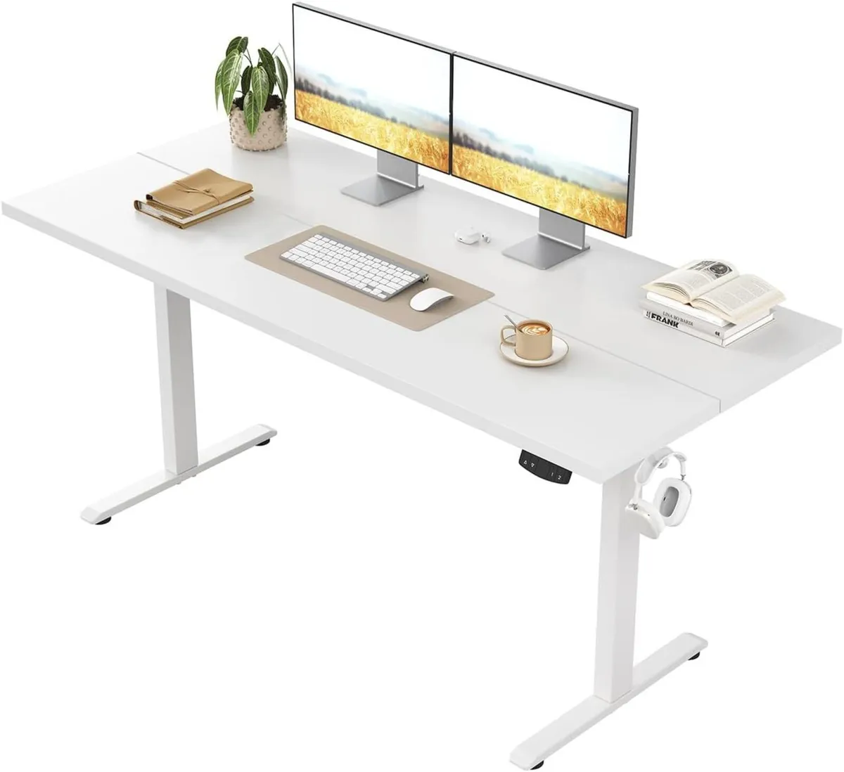 Height-Adjustable Desk Electric Sit-Stand Office - Image 1