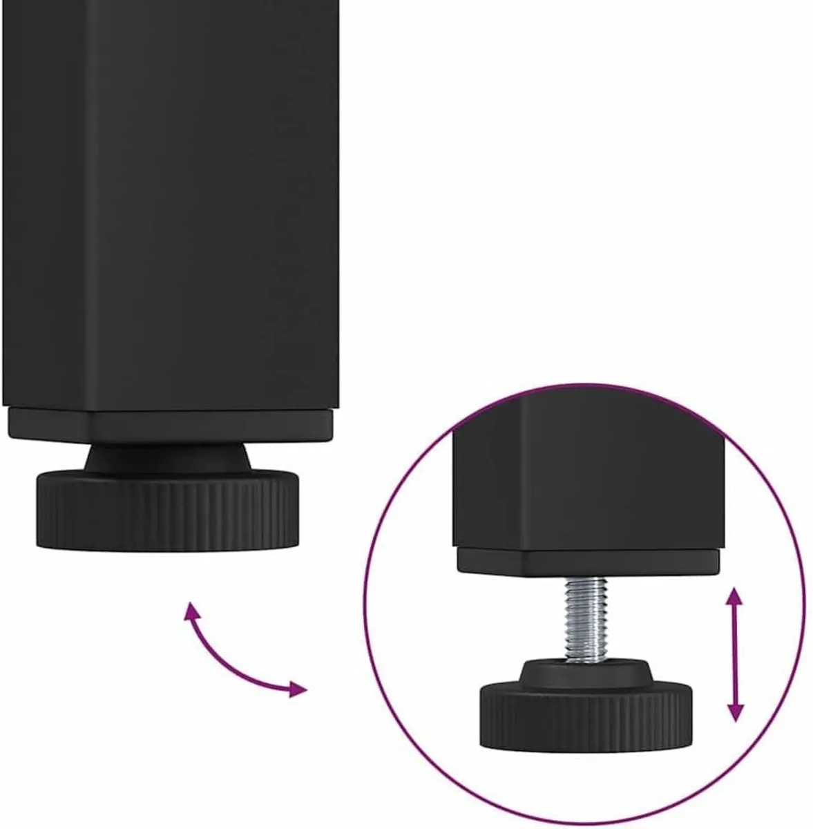 Table Smoked Oak 100 x 50 76.5 cm Engineered Wood - Image 3
