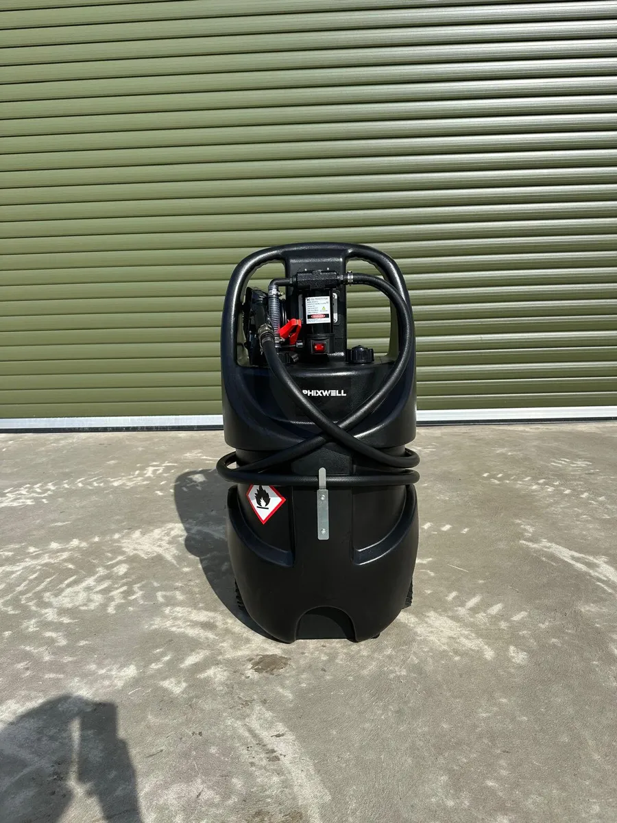 New 75Ltr Diesel Fuel Caddy, cw 12v electric pump - Image 1