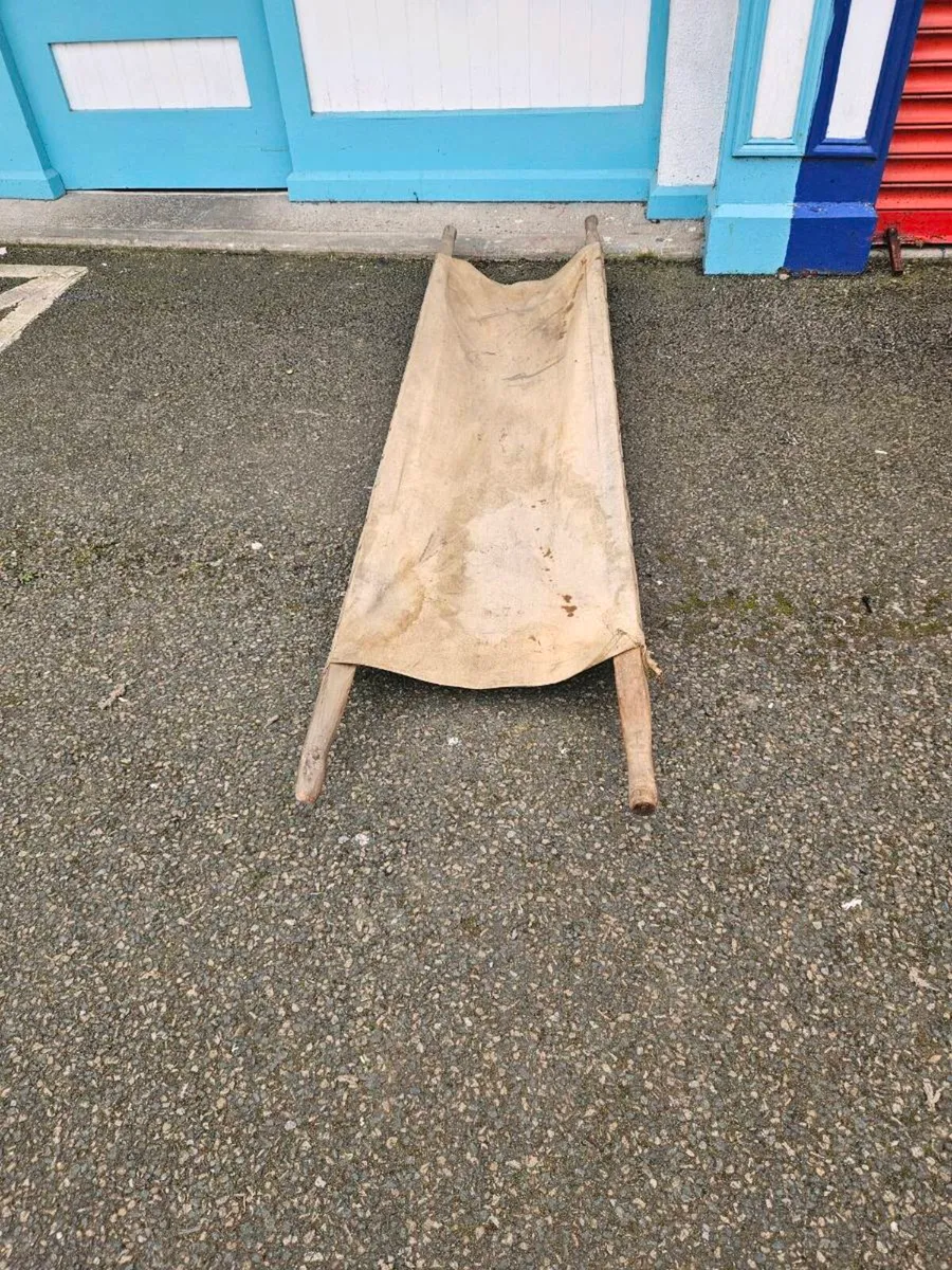 Vintage 1940's British Army Stretcher - Image 1