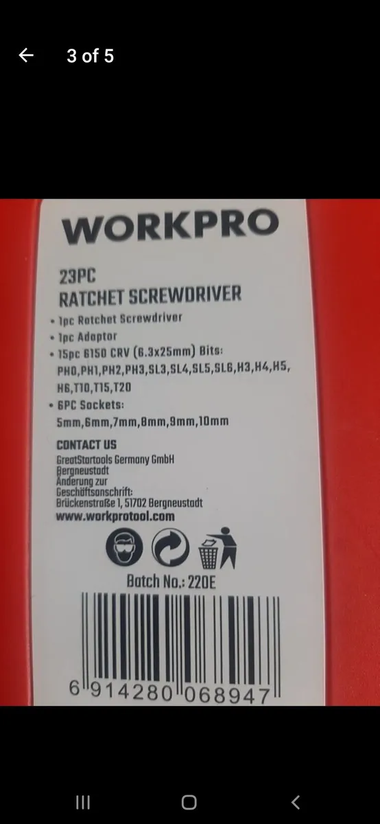 Ratchet set new - Image 2