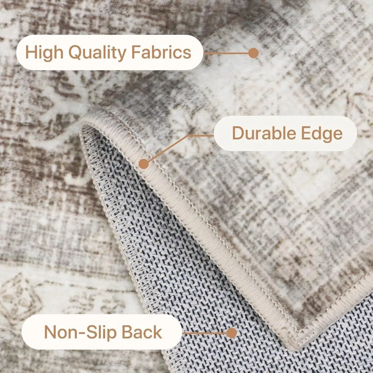 Rugs Living Room 200 x 290cm Washable Rug Extra - Image 4