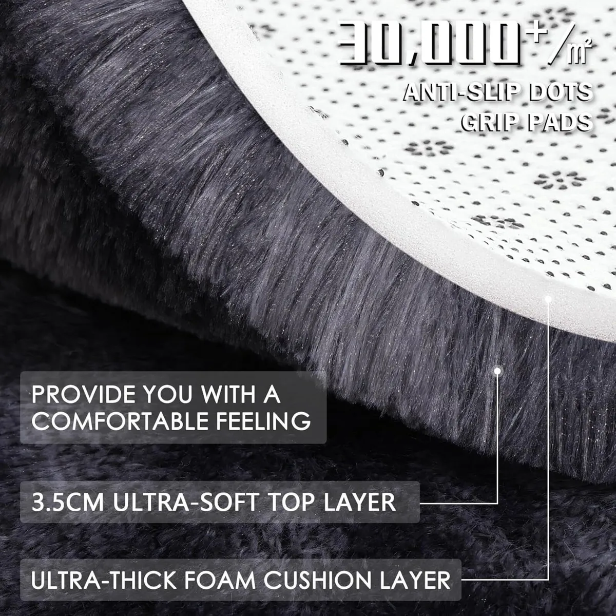 Rugs Living Room 200x280cm Area for Bedroom - Image 3