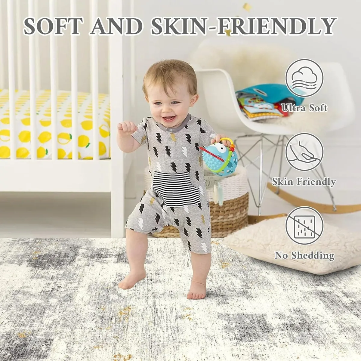 Modern Abstract Area Rugs Living Room 200x280cm - Image 4