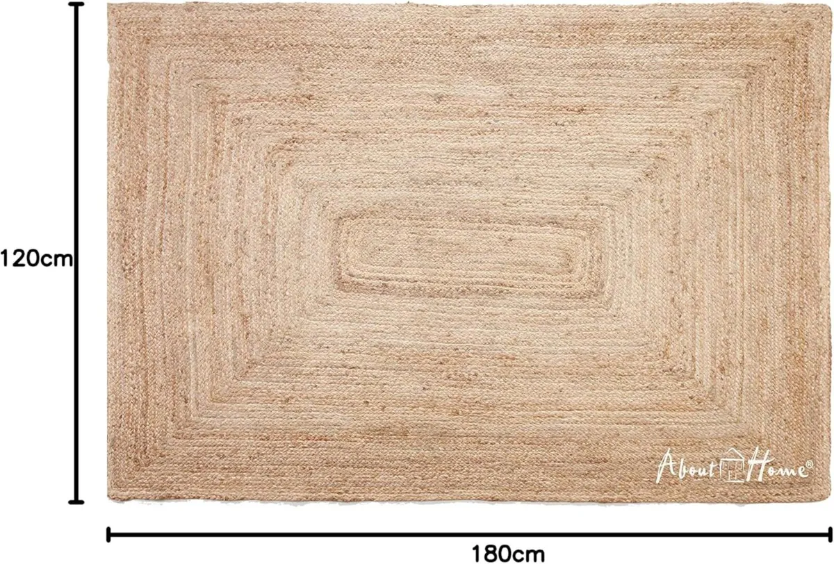 JUTE Rug made of Natural fibers (120x180cm) - Image 3