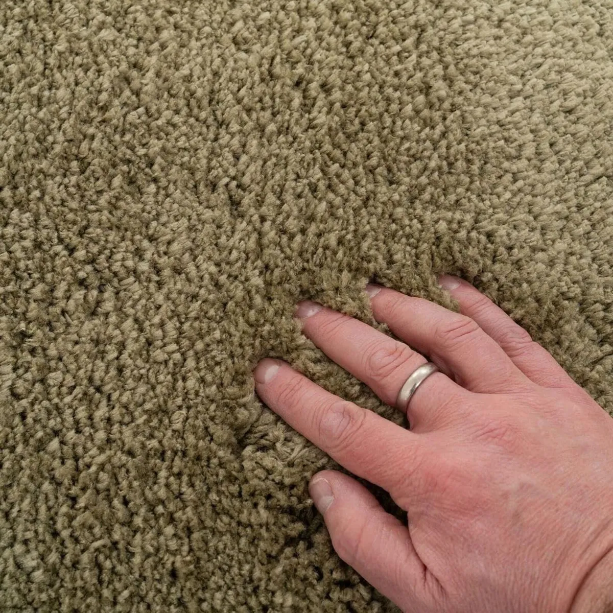 Sage Green Rug Plush Cotton-Backed Luxury Comfort - Image 2