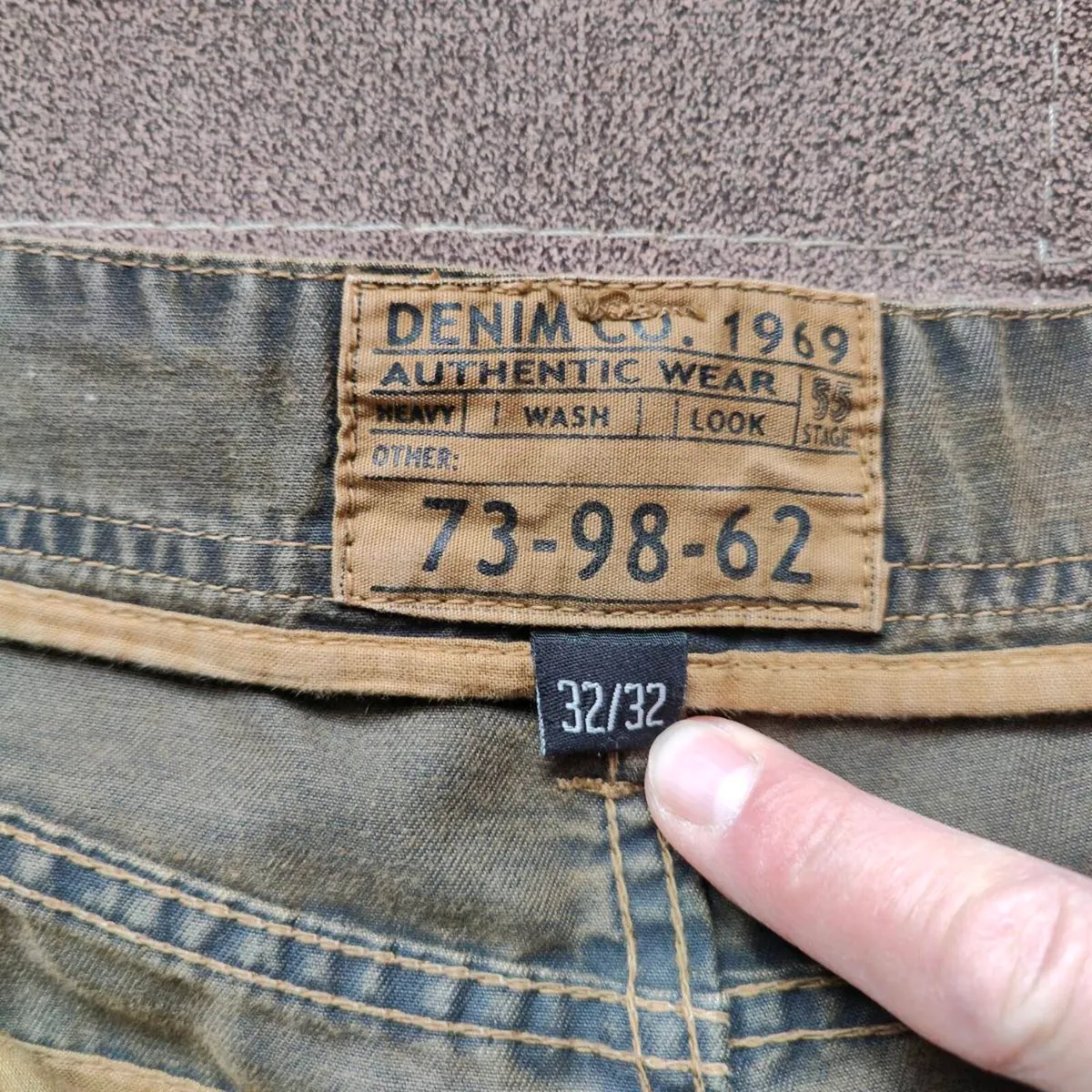 Denim Trousers light brown - Image 2