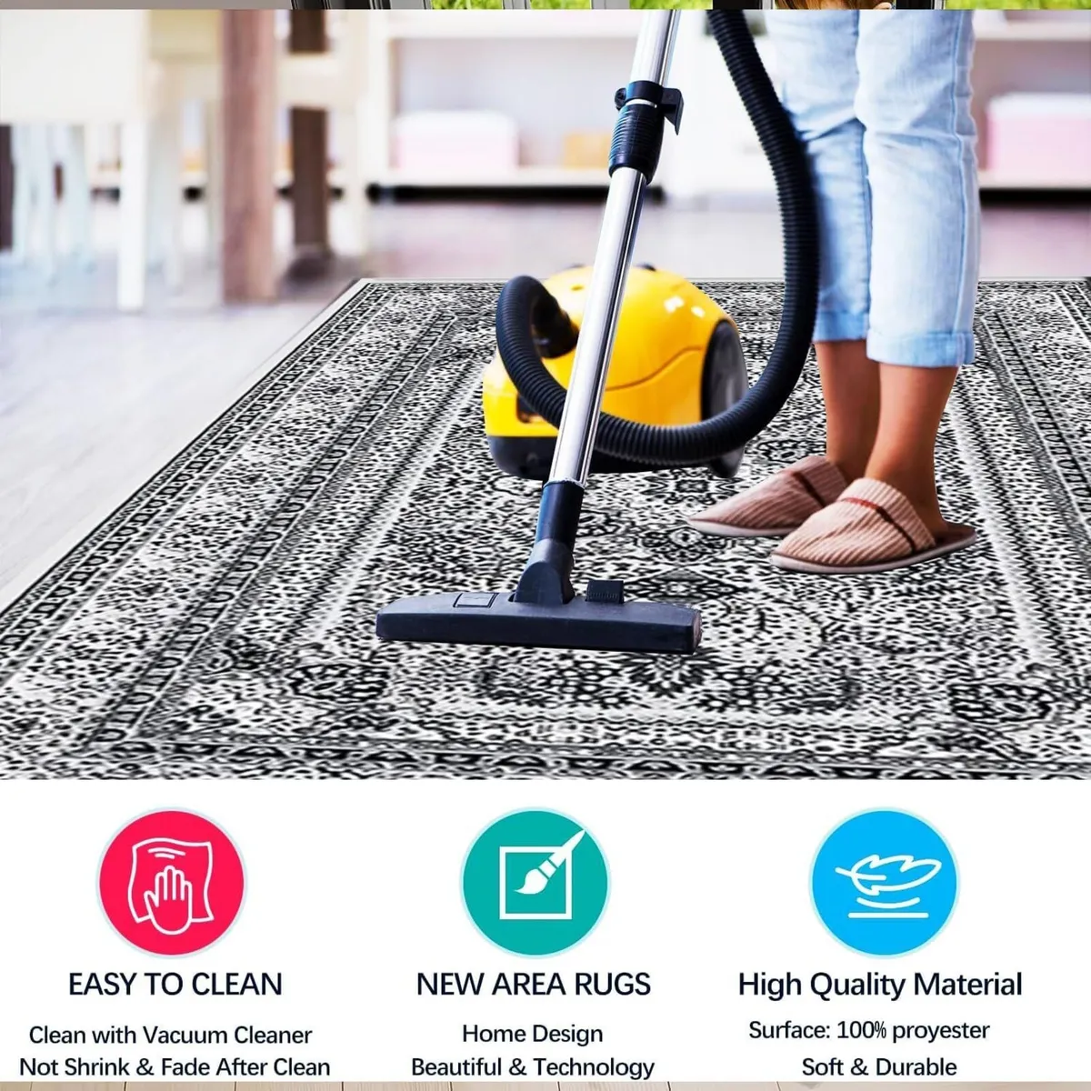 Marrakesh Rug – Large Washable Non-Slip Carpet - Image 2