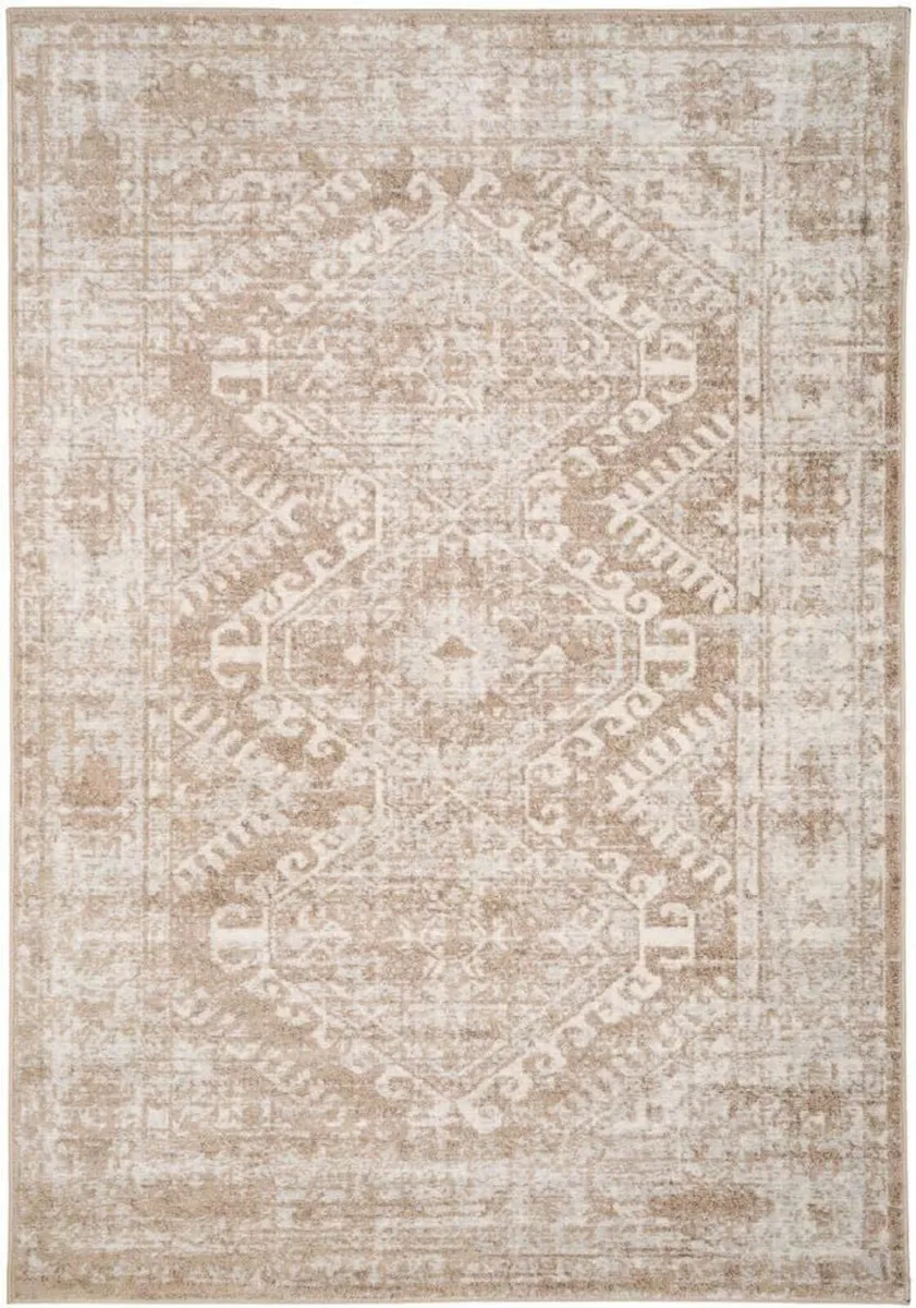 Large Vintage Warm Neutral Greige Living Room - Image 1