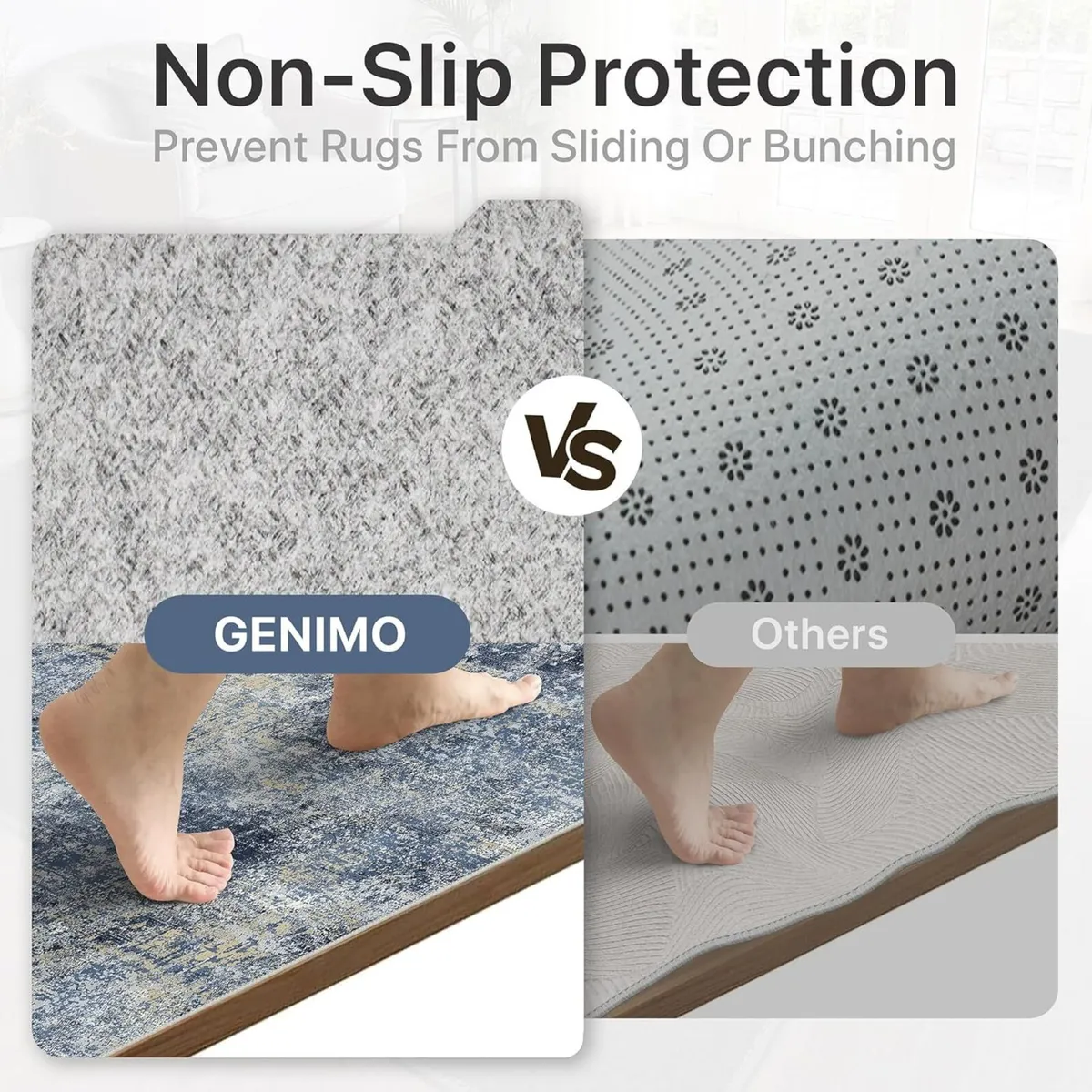 Rug Living Room 200x290cm Extra Large Modern - Image 3