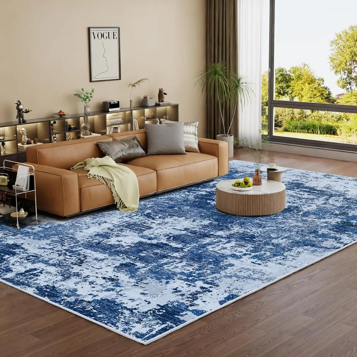 Machine Washable Rugs for Living Room - Large - Image 1