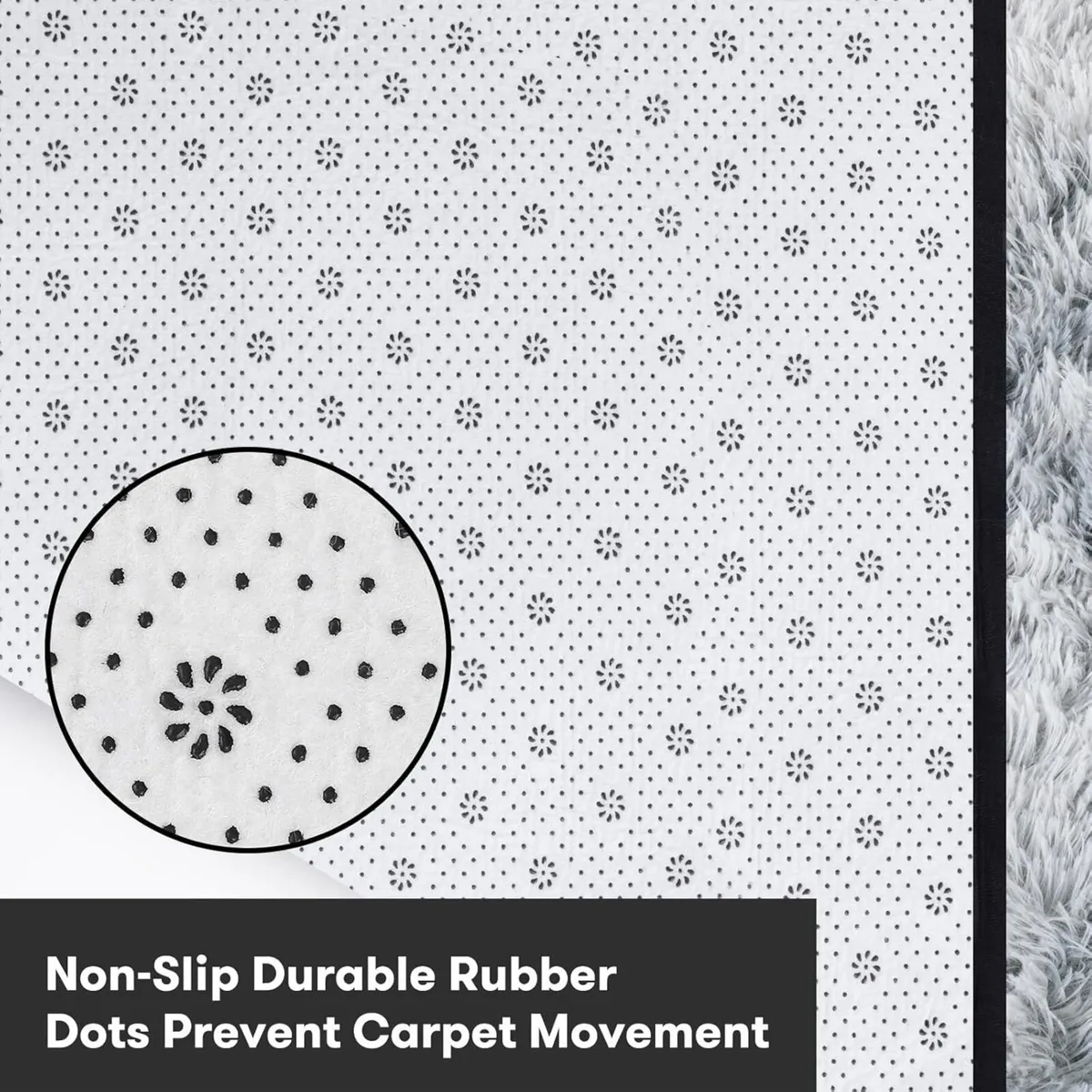 Rugs Living Room 240 x 340 cm Grey Area Rug Anti - Image 4