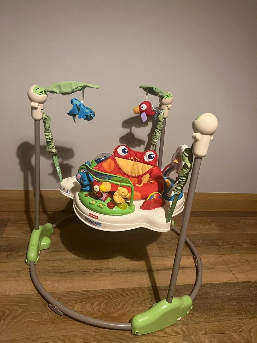 Baby tropical rainforest jumparoo bouncing chair - Image 3