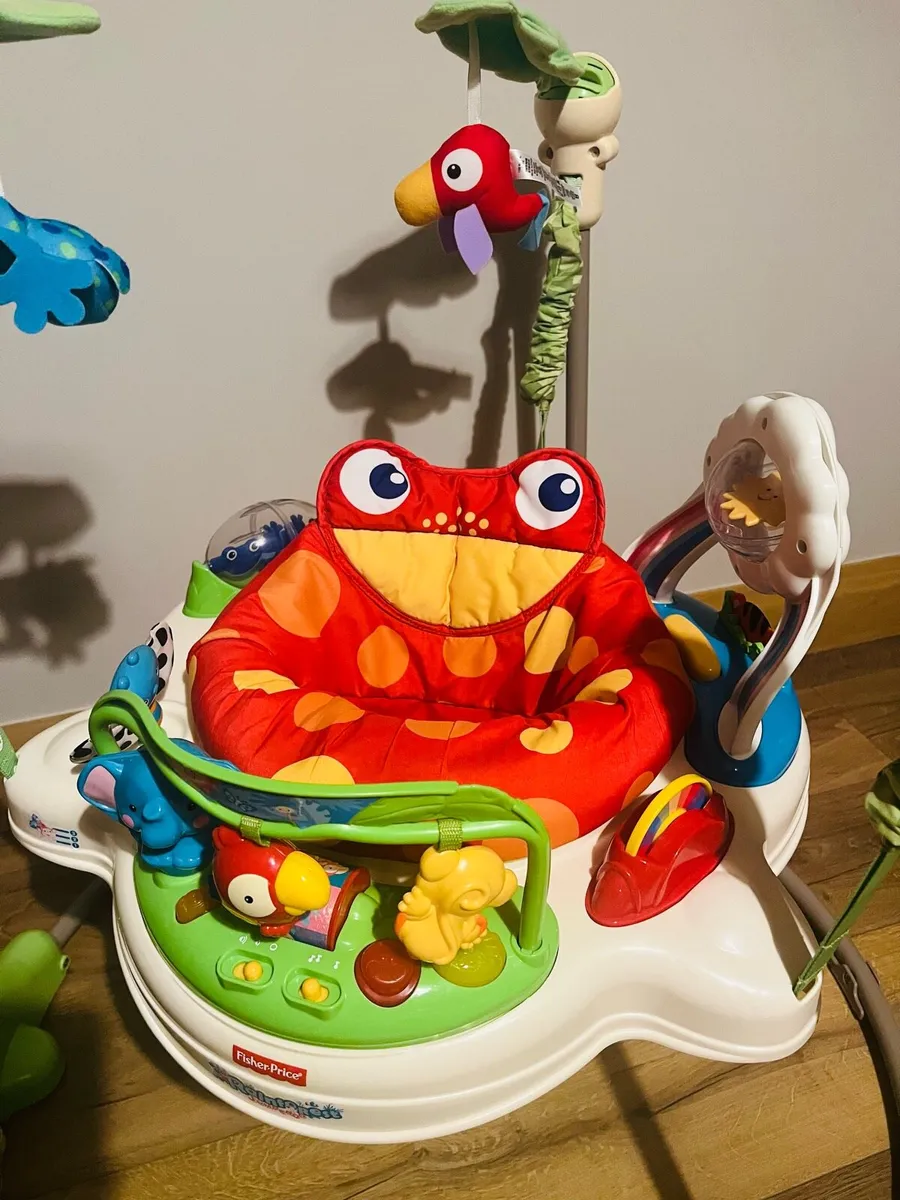 Baby tropical rainforest jumparoo bouncing chair - Image 2