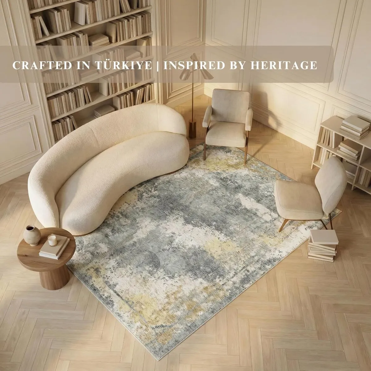 Machine Washable rug 200x300cm Non-Slip Backing - Image 2