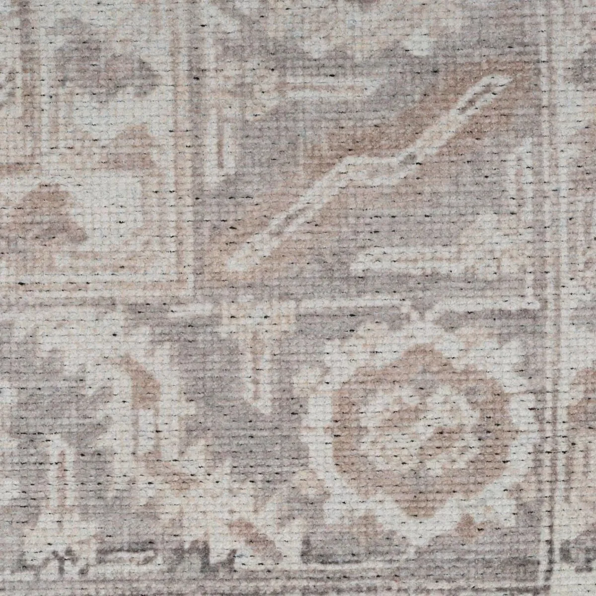 Traditional Neutral Beige Medallion Hallway - Image 4