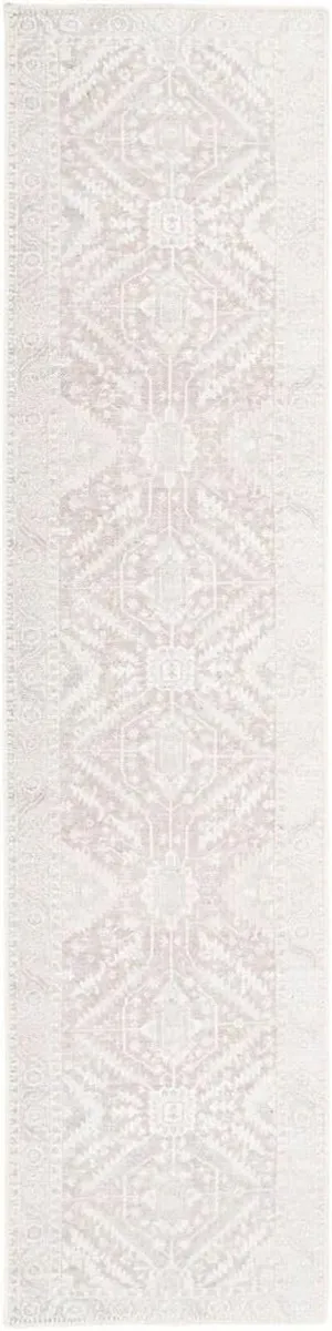 Traditional Neutral Beige Medallion Hallway - Image 1