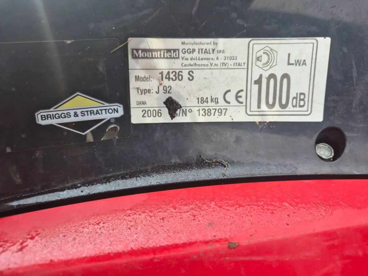 Mountfield Ride mower - Image 3