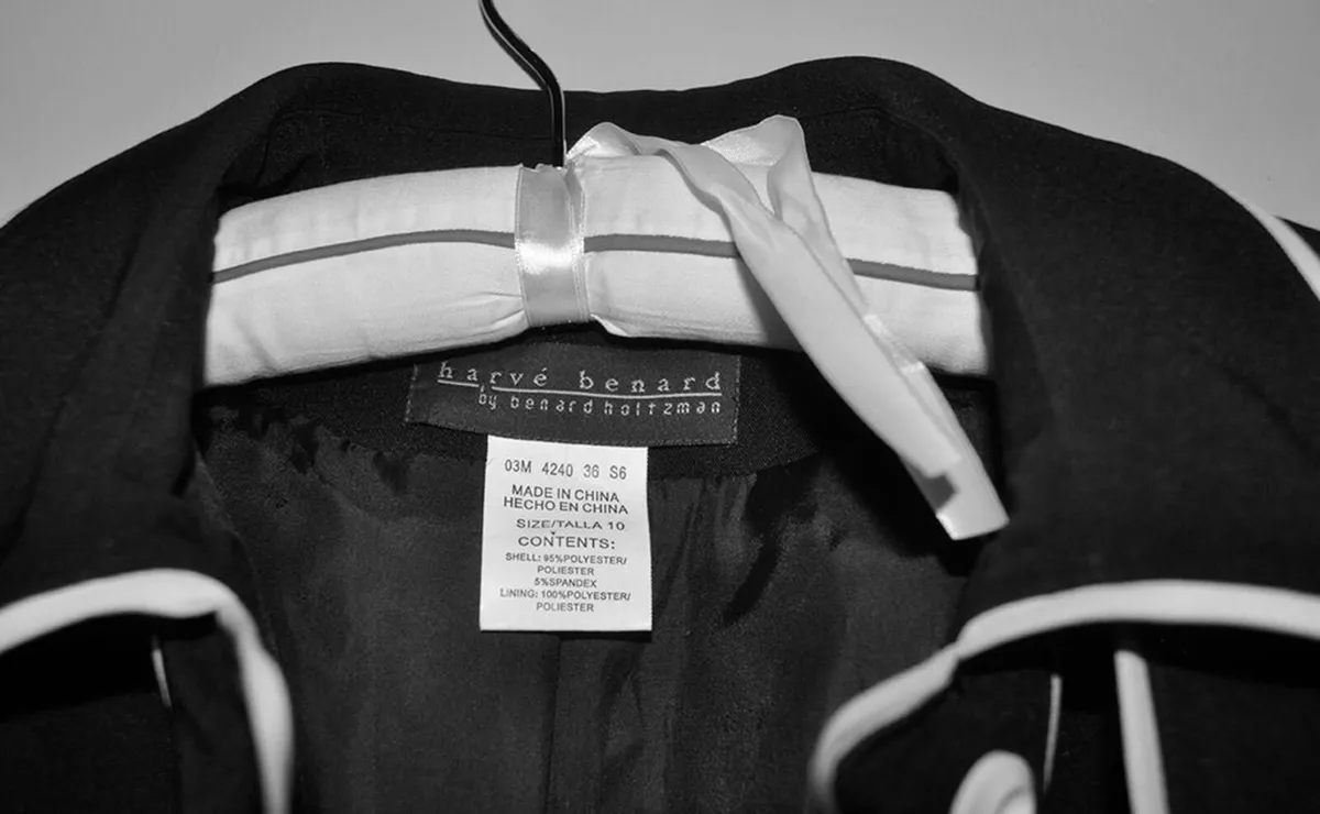 Harve Benard Raincoat, Womens Small, Black w White - Image 2