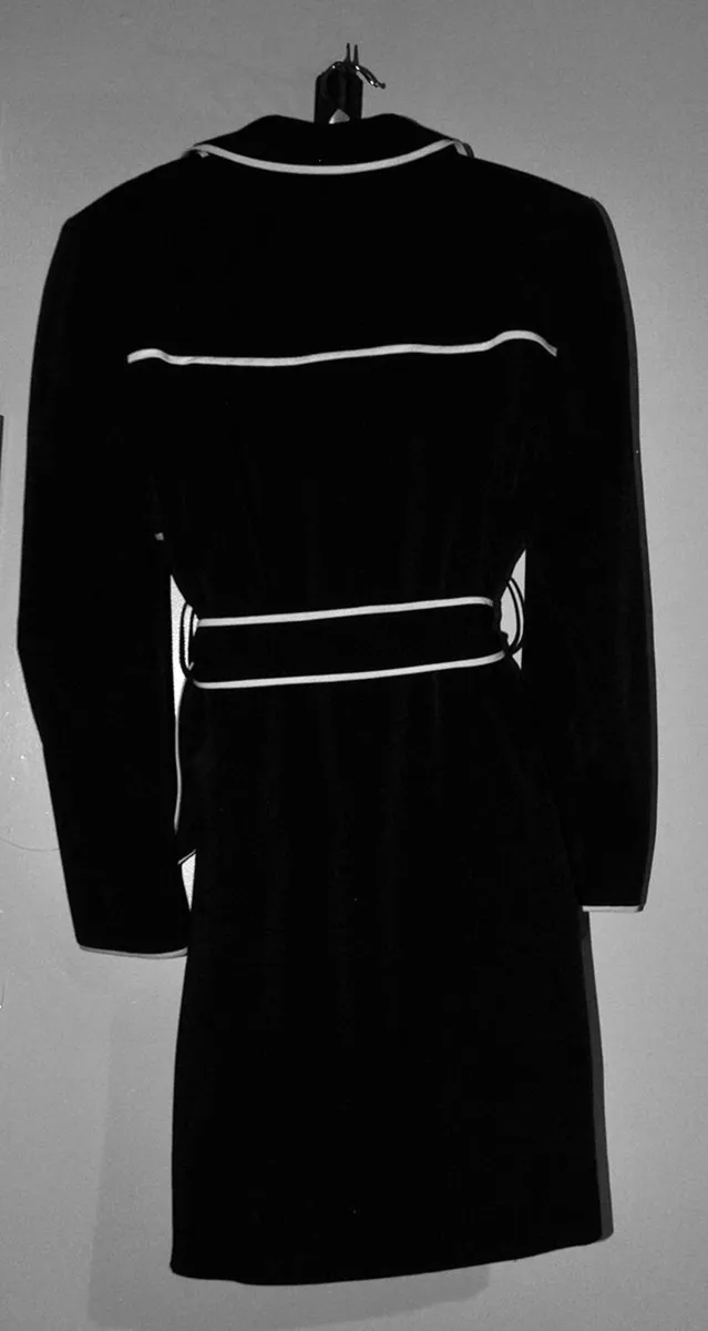Harve Benard Raincoat, Womens Small, Black w White - Image 4
