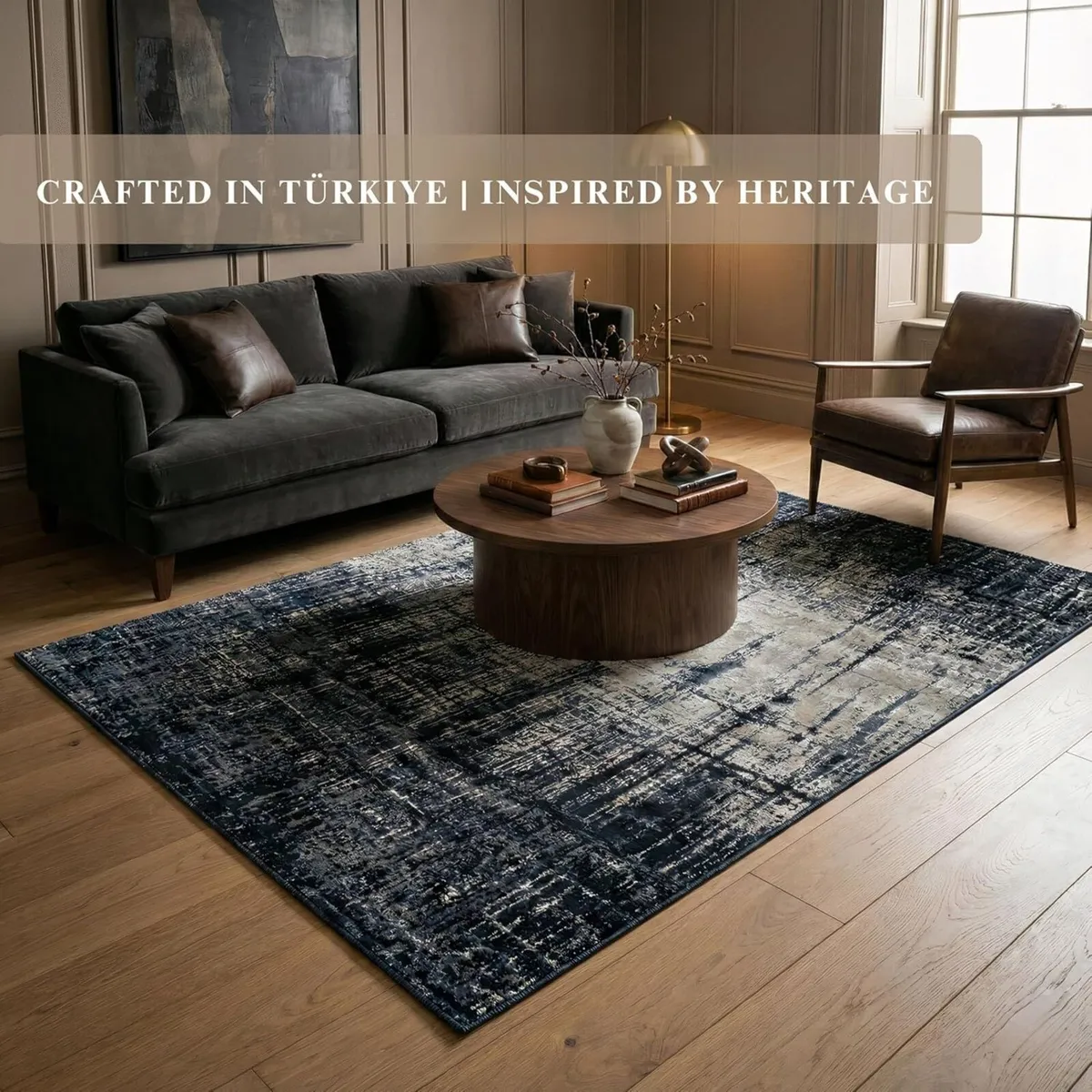 Machine Washable Rug 200x300cm Non-Slip Backing - Image 2