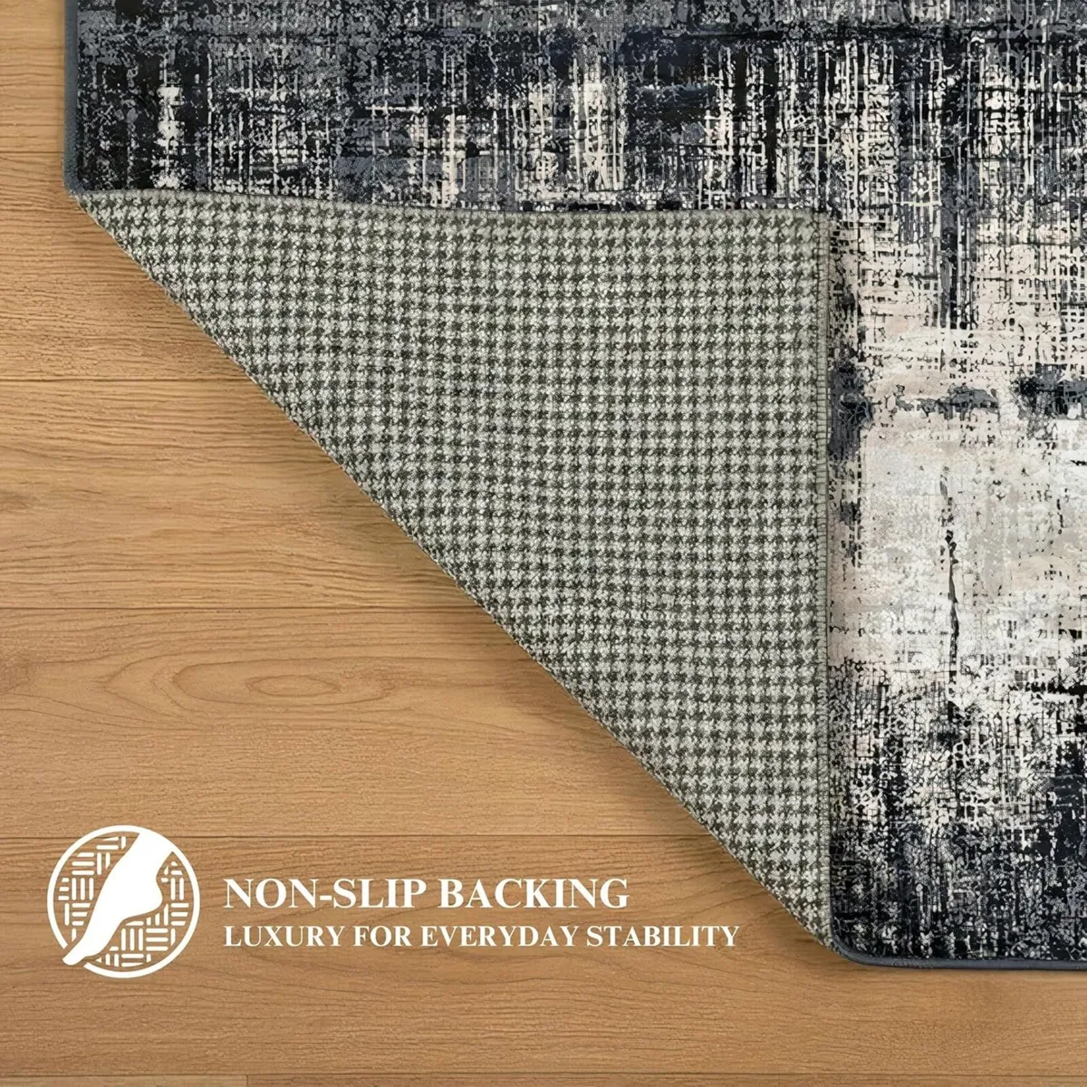 Machine Washable Rug 200x300cm Non-Slip Backing - Image 4