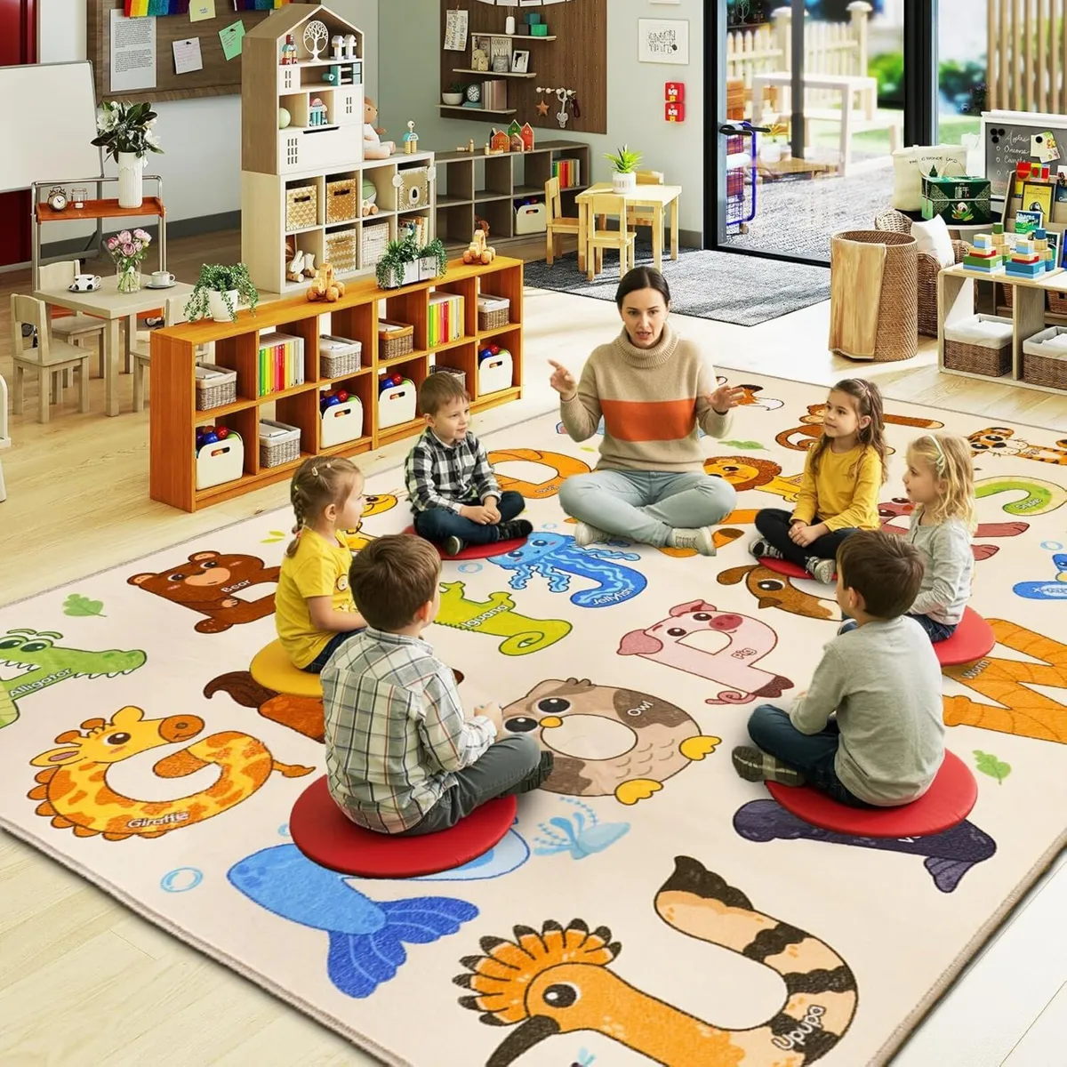 Rugs for Playroom Educational Rug Learning ABC - Image 3