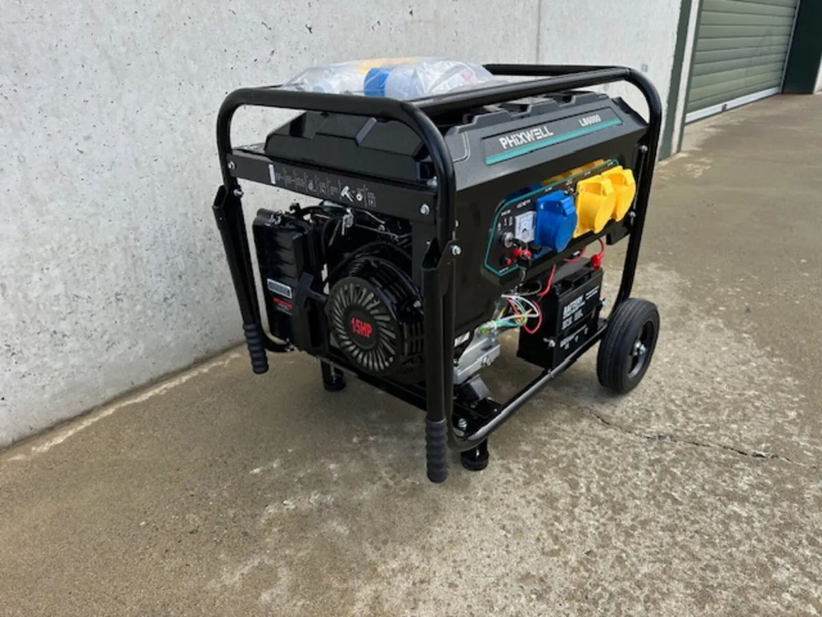 New Phixwell LB6000 Petrol Site Generator - Image 3