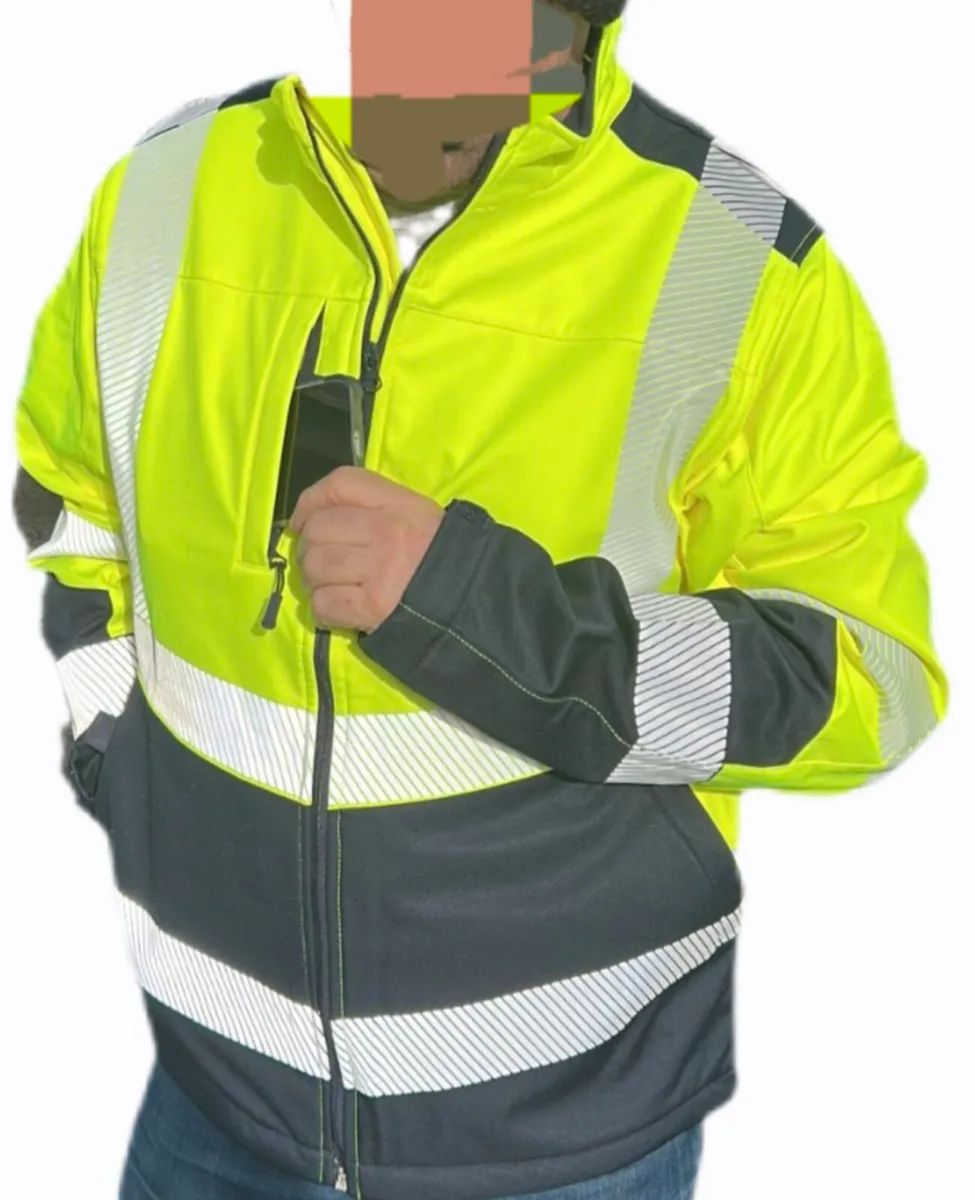 Men's Supertouch Hi Vis Softshell Jacket - Image 1