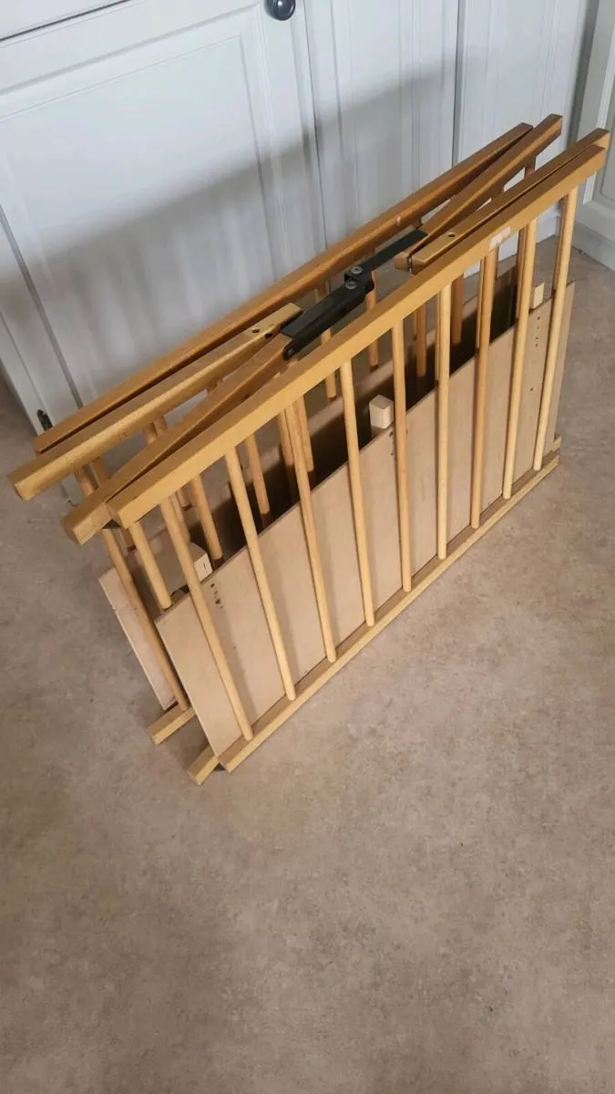 Wood Folding Baby Playpen – Compact & Space Saving - Image 3