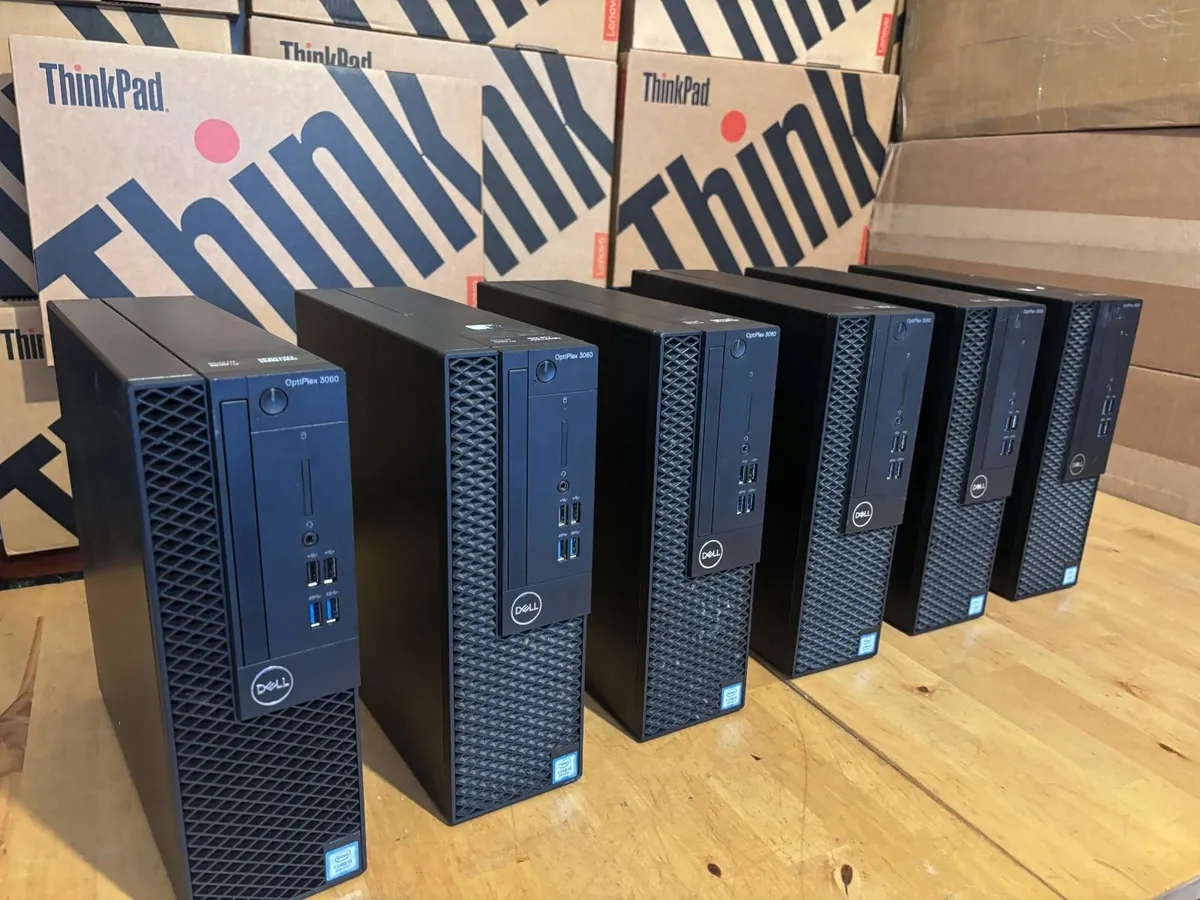 6 x Dell Optiplex Business PCs-Hex i5-16Gb Ram-Del - Image 1