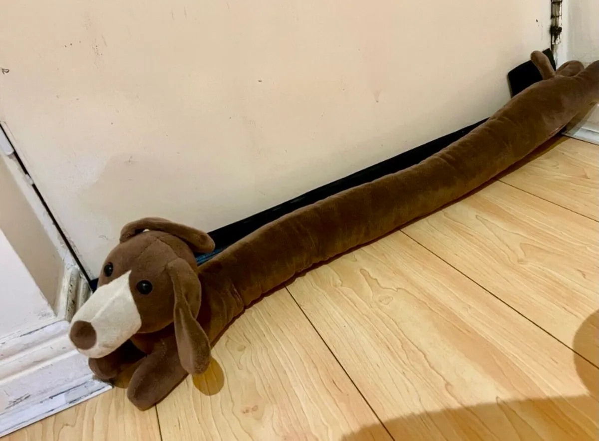 sausage dog draught excluder. - Image 3