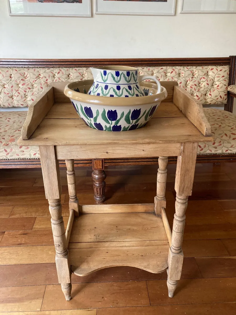 Antique Pine Washstand - Image 2