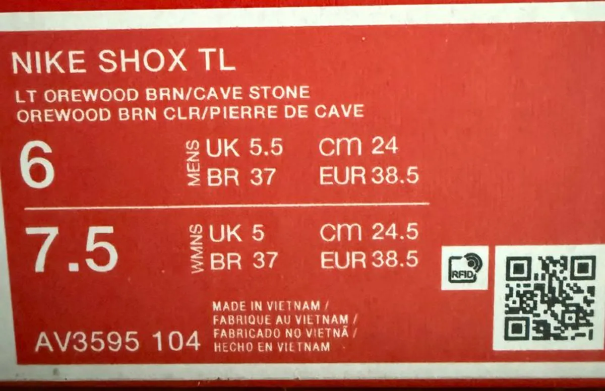 Nike Shox TL UK size 5 (Eur 37) - Image 2