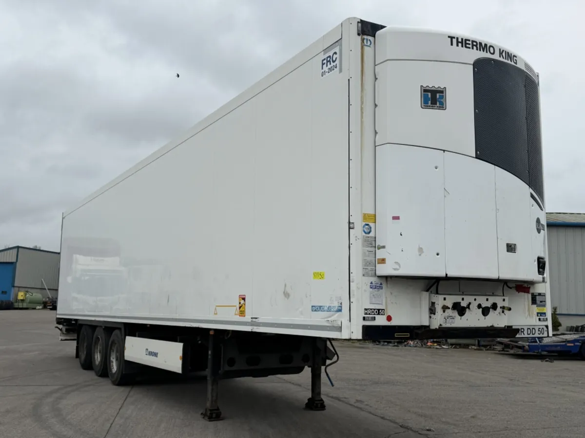 2018 KRONE SINGLE TEMP FRIDGE TRI AXLE TRAILER - Image 3