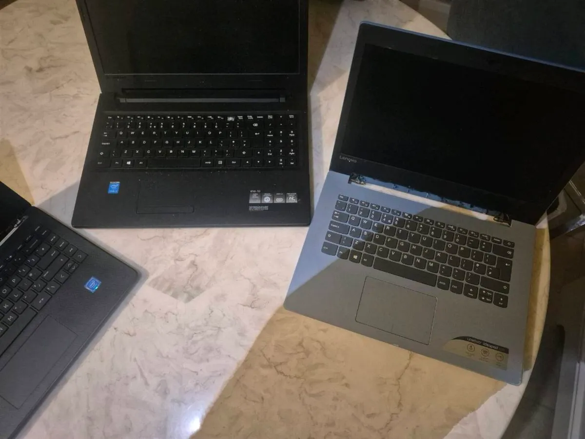 JOB LOT OF 3 SLIMLINE LAPTOP 1HP/2 LENOVO  PARTS O - Image 4