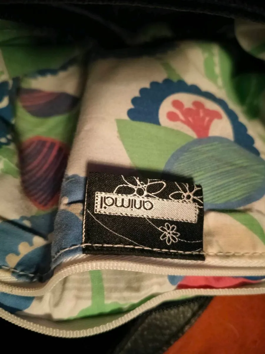 This is an Animal vintage denim cross-body bag wit - Image 2