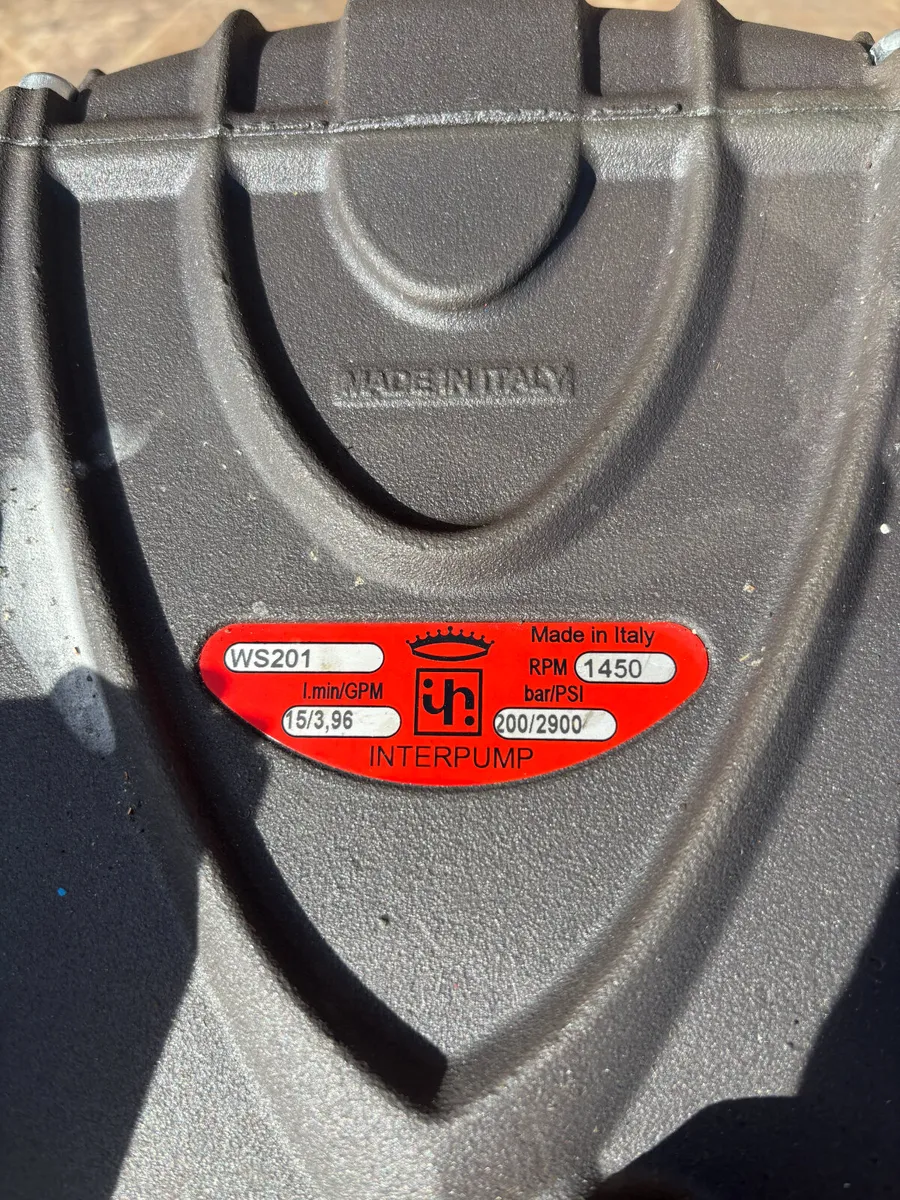 Interpump WS201 Pressure Washer Pump RS500 Gearbox - Image 3