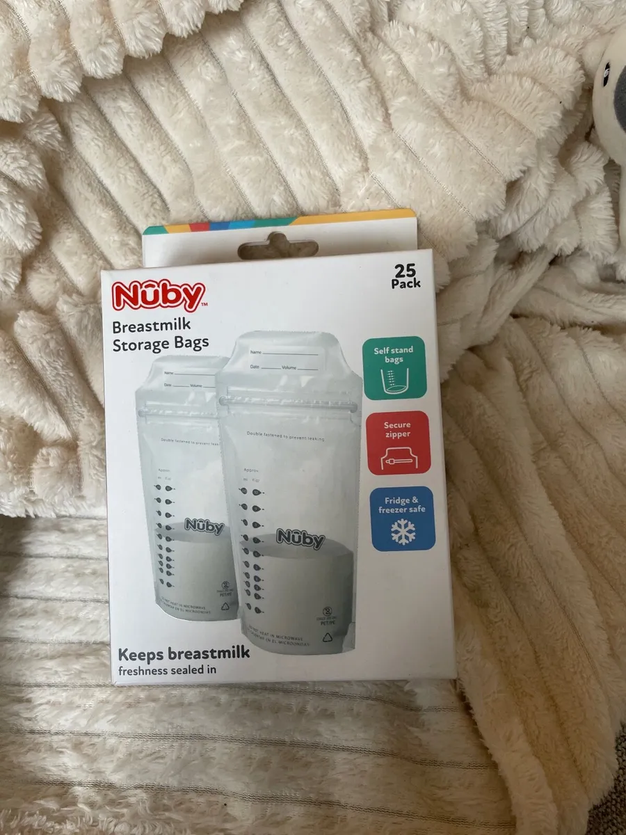 Breast milk storage bags